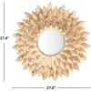 Safavieh Home Collection Lana 27-inch Gold Sunburst Round Mirror