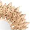 Safavieh Home Collection Lana 27-inch Gold Sunburst Round Mirror