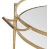 Safavieh Home Collection Lavinia Silver Bar Cart(Gold / Mirror)