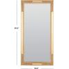 Safavieh Home Collection Lerson 30 x 60-inch Golden Olive Rectangular Decorative Mirror(Golden Olive)