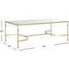 Safavieh Home Collection Lucille Coffee Table, Gold