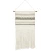 Safavieh Home Collection Sedona Cream Woven Wall Art,(Ivory/Grey)