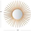 Safavieh Home Collection Zyla 36-inch Gold Sunburst Round Mirror