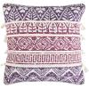 Safavieh Home Mela Purple and Beige Boho Tassel 18-inch Decorative Pillow