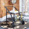 Safavieh Outdoor Living Collection Lodi Tea Cart(Black)