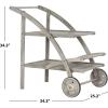 Safavieh Outdoor Living Collection Lodi Tea Cart(Grey)
