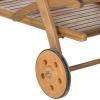Safavieh Outdoor Living Collection Lodi Tea Cart(Natural)