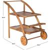 Safavieh Outdoor Living Collection Lodi Tea Cart(Natural)