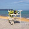 Safavieh Outdoor Living Collection Lodi Tea Cart(White)