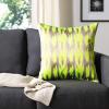 Safavieh Pillow Collection Throw Pillows, 20 by 20-Inch, Boho Chic Neon Citrus, Set of 2(Neon / Citrus)