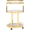 Safavieh Rio Bar Cart(Gold / Tea)
