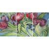 SAFAVIEH ART2038A Art Collection Nouveau Tulips Triptych Wall Art