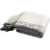 SAFAVIEH Alita Metallic Throw Blanket, White/Grey/Silver
