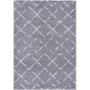 SAFAVIEH Area Rug 8×10 – Arizona Shag Collection – Large – Ivory & Beige, Moroccan Boho Design, Non-Shedding & Easy to Clean, Ideal for Living Room, Bedroom, Dining Space (ASG743A)(Dark Grey/Ivory)