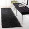 SAFAVIEH Area Rug 8×10 – August Shag Collection – Large – White, Solid Pattern, Non-Shedding & Easy Cleaning, Plush Thick Pile, Ideal for Living Room, Bedroom, Dining Space (AUG900A)(Charcoal)