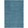 SAFAVIEH Area Rug 8×10 – August Shag Collection – Large – White, Solid Pattern, Non-Shedding & Easy Cleaning, Plush Thick Pile, Ideal for Living Room, Bedroom, Dining Space (AUG900A)(Turquoise)