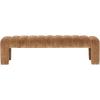 SAFAVIEH Couture Collection – Bellisima Dark Green Channel Tufted Chenille Bench, Modern Upholstered Accent Seating (SFV5127K)(Amber)