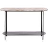 SAFAVIEH Couture Collection – Macklyn Light Brown & Black Oval Console Table, Fully Assembled (SFV5771A)(Light Brown/Black)