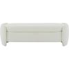 SAFAVIEH Couture Collection Danianna Light Brown Boucle Storage Ottoman (Fully Assembled)(Ivory)