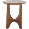 SAFAVIEH Couture Collection Sasha Medium Oak Veneer Accent Table(Medium Oak)