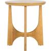 SAFAVIEH Couture Collection Sasha Medium Oak Veneer Accent Table(Natural)