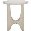 SAFAVIEH Couture Collection Sasha Medium Oak Veneer Accent Table(White Washed)