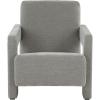 SAFAVIEH Couture Collection Taylor Modern Navy Velvet Upholstered Accent Chair (Fully Assembled)(Grey)