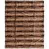 SAFAVIEH Faux Luxe Brick Throw Blanket, 60″x72″, Chocolate(Chocolate)