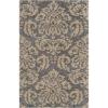 SAFAVIEH Florida Shag Collection Area Rug – 8’6″ x 12′, Smoke & Beige, Damask Design, Non-Shedding & Easy Care, 1.2-inch Thick Ideal for High Traffic Areas in Living Room, Bedroom (SG460-7913)(Grey/Beige)