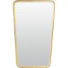 SAFAVIEH Home Alta Brushed Brass 32-inch High Decorative Accent Mirror