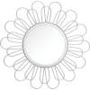 SAFAVIEH Home Lorence Silver Flower 23-inch Decorative Accent Mirror