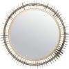SAFAVIEH Home Storm Brass Antique 30-inch Decorative Accent Mirror