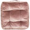 SAFAVIEH Primrose Glam 18-inch Blush Pink Velvet Square Floor Pillow, 0(Pink)