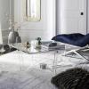 Safavieh Couture Home Hermina Glam Silver Acrylic Glass Top Coffee Table