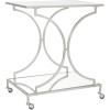 Safavieh Home Collection Ignatius Silver Bar Cart(Silver / Mirror)