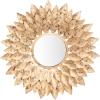 Safavieh Home Collection Lana 27-inch Gold Sunburst Round Mirror