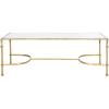 Safavieh Home Collection Lucille Coffee Table, Gold