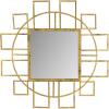 Safavieh Home Collection Matrix-Art Deco 35 x 35-inch Gold Decorative-Mirror