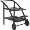 Safavieh Outdoor Living Collection Lodi Tea Cart(Black)