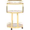 Safavieh Rio Bar Cart(Gold / Tea)