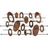 Safavieh Wall Art Collection Art Deco Ovals Candle Holder Wall Sconce