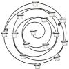 Safavieh Wall Art Collection Flourished Spiral Candle Holder Wall Sconce