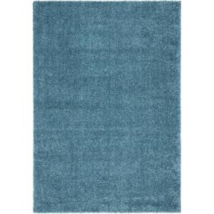 SAFAVIEH Area Rug 8×10 – August Shag Collection – Large – White, Solid Pattern, Non-Shedding & Easy Cleaning, Plush Thick Pile, Ideal for Living Room, Bedroom, Dining Space (AUG900A)(Turquoise)