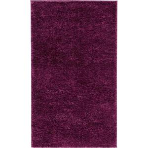 SAFAVIEH Area Rug 8×10 – August Shag Collection – Large – White, Solid Pattern, Non-Shedding & Easy Cleaning, Plush Thick Pile, Ideal for Living Room, Bedroom, Dining Space (AUG900A)(Purple)