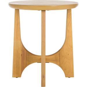 SAFAVIEH Couture Collection Sasha Medium Oak Veneer Accent Table(Natural)