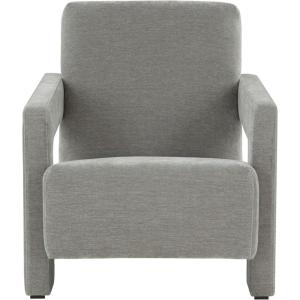 SAFAVIEH Couture Collection Taylor Modern Navy Velvet Upholstered Accent Chair (Fully Assembled)(Grey)