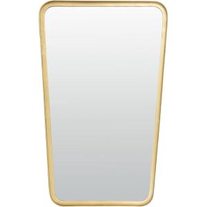 SAFAVIEH Home Alta Brushed Brass 32-inch High Decorative Accent Mirror