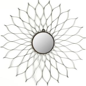 SAFAVIEH Home Collection Antique Flower Mirror(Brown)