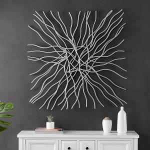 SAFAVIEH Home Collection Averina Antique White Metal Abstract Branches Wall Decor