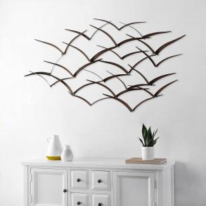 SAFAVIEH Home Collection Fione Bronze Metal Flying Bird Silhouette Wall Decor
